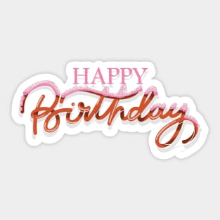 HAPPY BIRTHDAY Sticker